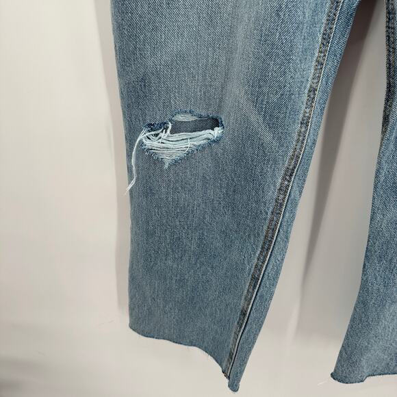 OLD NAVY NWT High Rise Slouchy Straight Secret Slim Pockets Denim Jean // 12 - Picture 6 of 9